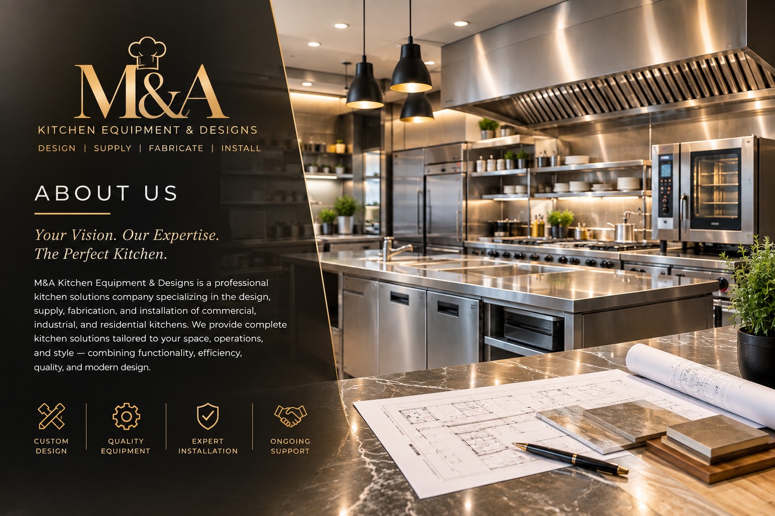 M&A Kitchen Equipment & Designs